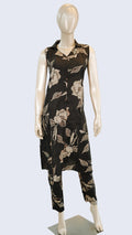 Women Cotton Blend Two‑Piece Co‑ord Set with Shirt Collar, Pocket & Floral Print — Casual Wear.