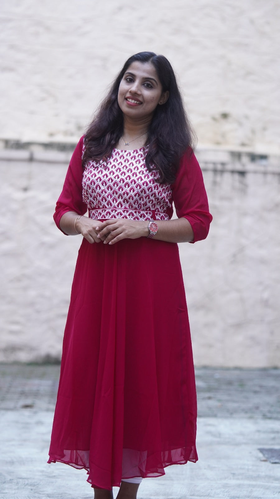 Modern Neva Red Kurti