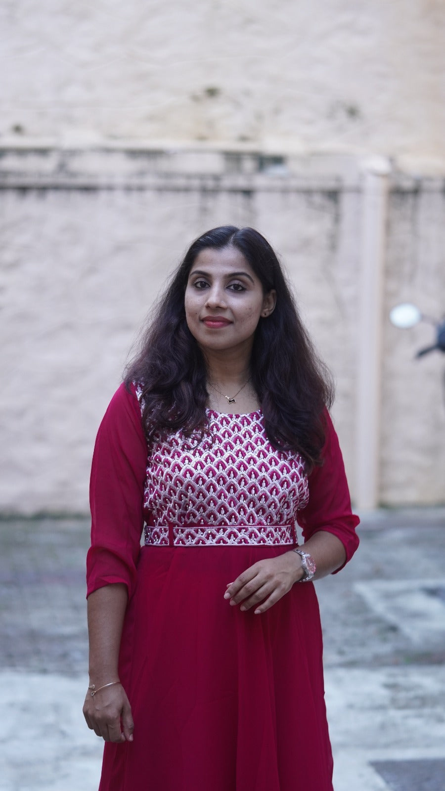 Modern Neva Red Kurti